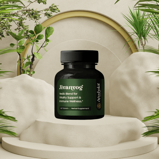 Ayushakti Jivanyog 60 Tablets - To Support Vitality and Immune Wellness - Ayurvedic Nature Care