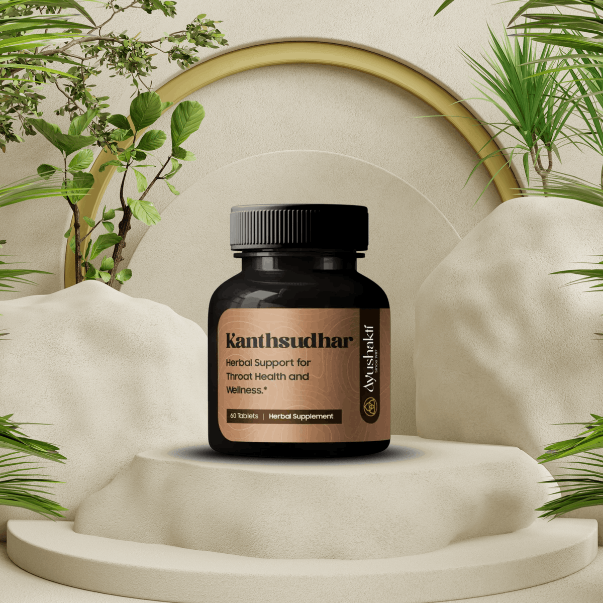 Ayushakti Kanthsudhar 60 Tablets - Ayurvedic Nature Care